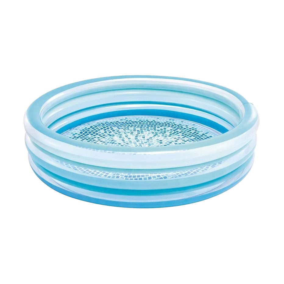 Дитячий надувний басейн Intex Blue Bliss Splash, круглий, від 2 років, 147*33 см (58467)